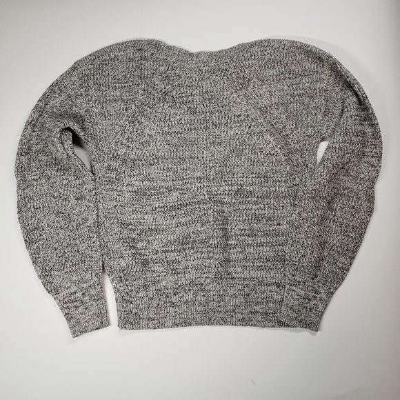 GAP Long sleeve envelope neck sweater marled gray size small - Picture 3 of 7